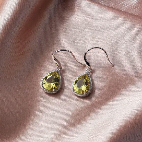 ZULTANITE EARRINGS, 925 Sterling Silver Stunning Gemstone Earrings - Picture 1 of 10